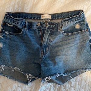 Denim shorts